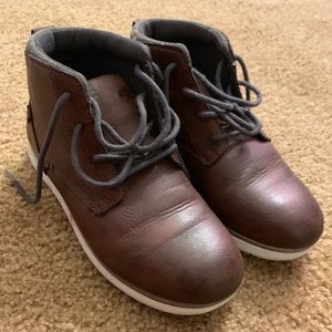 Boys target brand brown dress boots